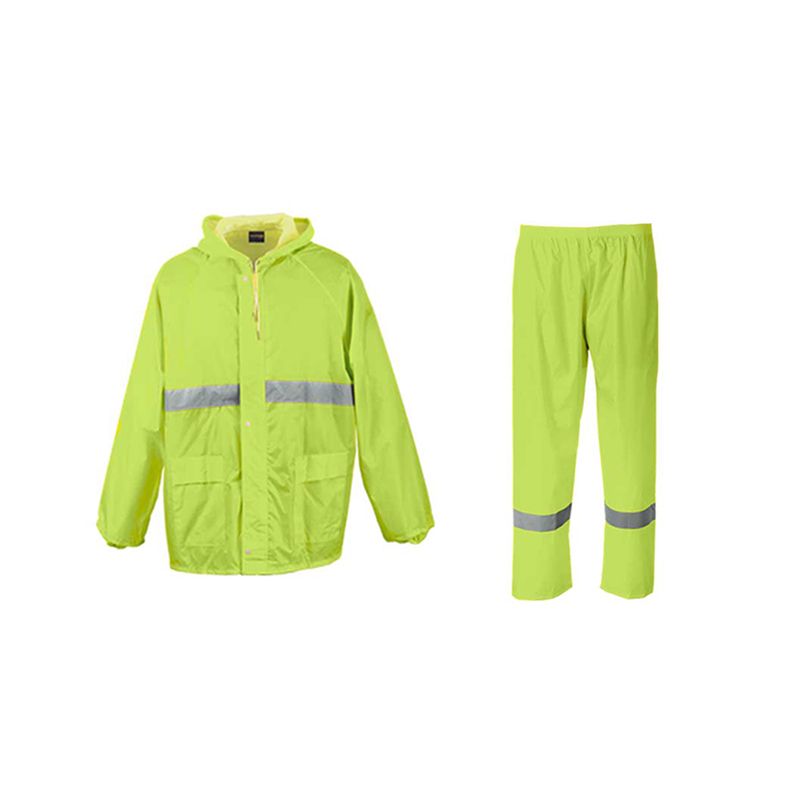 Rubberized Hi-Vis Reflective Rain Suit – 2 Piece