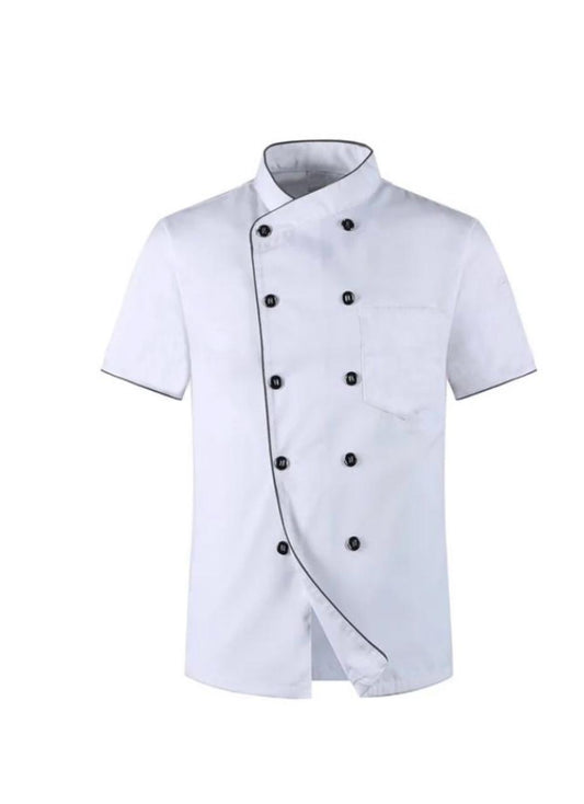 Chef Jacket – Short Sleeve Double Breasted